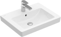 Vorschau: Villeroy&Boch Subway 2.0 Schrankwaschtisch, 55x44cm, 1 Hahnloch, mit Überlauf 7113F501