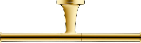 Duravit Starck T Papierrollenhalter doppelt, zum Schrauben/Kleben, gold 0099383400