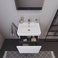 Vorschau: Duravit No.1 Badmöbel-Set 60cm mit Waschtisch, Spiegelschrank, 1 Auszug und Innenschublade