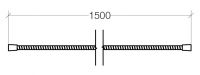 Vorschau: lineabeta LINEA DOCCIA Brauseschlauch 1/2", 1,50m, chrom