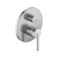 Duravit Balcoon Einhebel-Wannenmischer Unterputz, edelstahl gebürstet BA5210012070