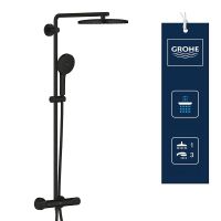 Vorschau: Grohe Vitalio Joy+ System 280 Duschsystem AquaBooster & Strahlarten