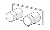 Vorschau: Hansa Hansaliving Fertigmontageset mit Funktionseinheit Thermostat-Batterie, chrom