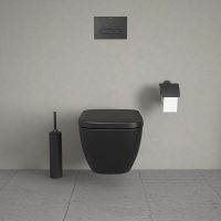 Vorschau: Duravit Happy D.2 Wand-WC 54x36,5cm anthrazit 2222098900