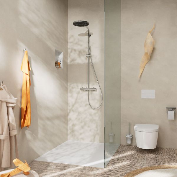 hansgrohe Pulsify S Puro Duschsystem 260 1 Strahlart EcoSmart mit Ecostat Fine 24223000