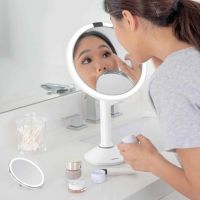 Vorschau: simplehuman Stand-Sensorkosmetikspiegel Ø20cm trio mit Touch-Helligkeitsregelung