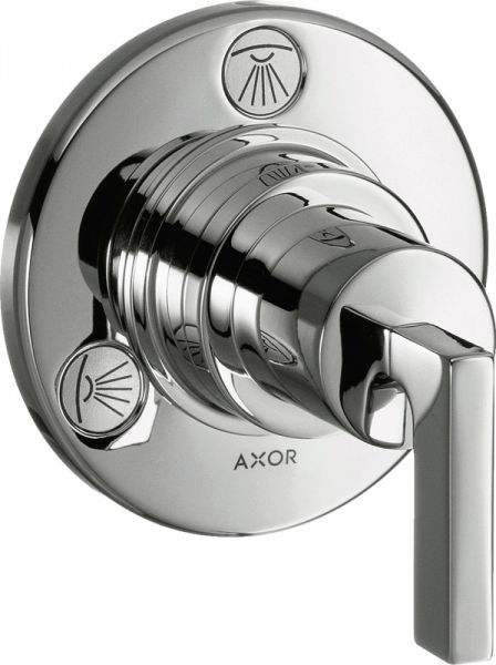Axor Citterio TrioQuattro Ab- und Umstellventil Unterputz mit Hebelgriff chrom 39920000