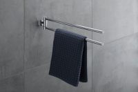 Duravit Karree Handtuchhalter 2-armig, schwenkbar, 45cm chrom 0099581000