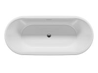 Vorschau: RIHO Modesty freistehende Badewanne 170x76cm, weiß hochglanz