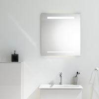 Vorschau: Burgbad Essence Leuchtspiegel mit horizontaler LED-Beleuchtung, dimmbar, 60x64cm SIHH060PN480
