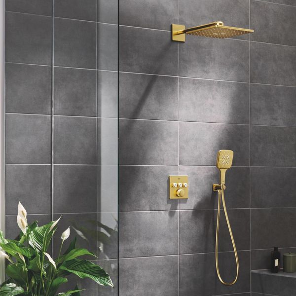Grohe Grohtherm SmartControl Duschsystem Unterputz cool sunrise gebürstet 34864GN0