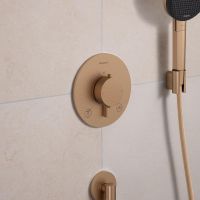 hansgrohe Ecostat Comfort S Thermostat Unterputz für 2 Funktionen brushed bronze 33715140