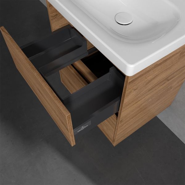 Villeroy&Boch Skyla Waschtischunterschrank C79300 52cm, 2 Auszüge