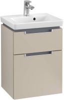 Vorschau: Villeroy&Boch Subway 2.0 Waschtischunterschrank mit 2 Auszügen, 44x59cm soft grey A90600VK