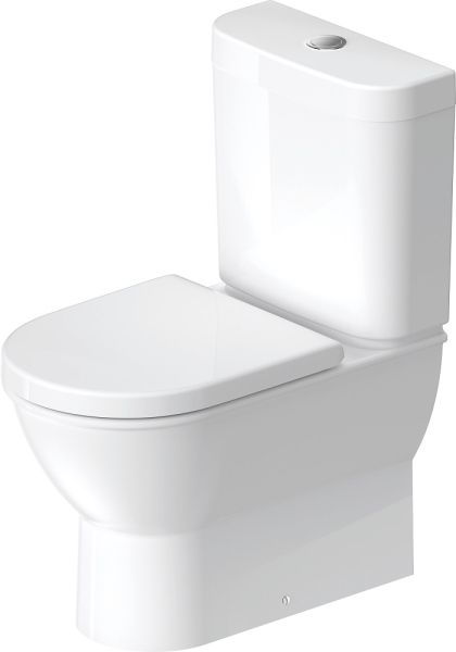 Duravit Darling New Stand-WC für Kombination Tiefspüler Spülrand, WonderGliss weiß 21380900001