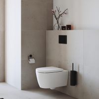 Vorschau: Smedbo Home Toilettenpapierhalter ohne Deckel, schwarz