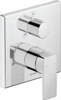 Duravit Manhattan Einhebel-Wannenmischer Unterputz eckig, chrom MH5210012010