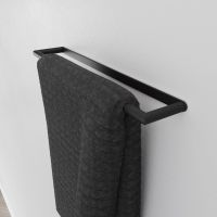 Vorschau: Cosmic Micra Handtuchstange 40cm, schwarz matt