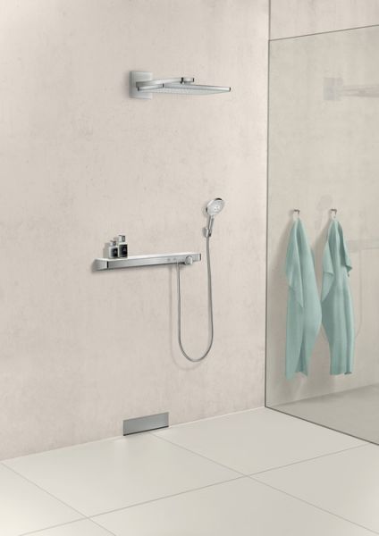 Hansgrohe ShowerTablet Select 700 Thermostat Aufputz für 2 Verbraucher, weiß/chrom