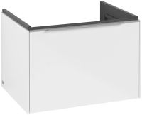 Vorschau: Villeroy&Boch Subway 3.0 Waschtischunterschrank mit 1 Auszug, Breite 62,2cm brilliant white aluminium glänzend C575L0VE1