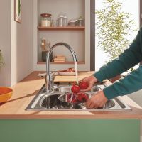 Vorschau: Grohe Start Classic Spültischbatterie, C-Auslauf, schwenkbar, chrom