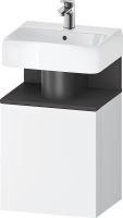 Vorschau: Duravit Qatego Waschtischunterschrank 44x35cm mit offenem Fach, weiß supermatt Antifingerprint QA4076