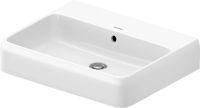 Vorschau: Duravit Qatego Waschtisch 60x47cm, ohne Hahnloch, wandhängend, HygieneGlaze, weiß 2382602060