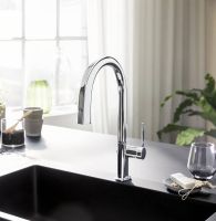 Vorschau: Hansgrohe Aqittura M91 FilterSystem 210, Ausziehauslauf, 1jet, chrom 76803000