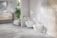 Vorschau: Grohe Cubeo Einhand-Bidetbatterie mit Ablaufgarnitur