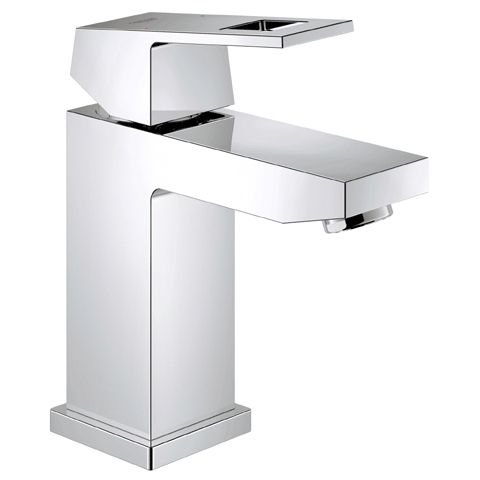 Grohe Eurocube Einhand-Waschtischbatterie, EcoJoy® 5,7 l/min, S-Size, wassersparend, chrom