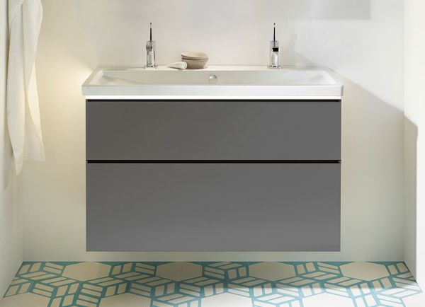 Burgbad Eqio Waschtisch 103cm mit Unterschrank & LED-Beleuchtung