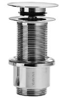 lineabeta BUSI E CANE Druck-Ablaufgarnitur ohne Überlauf max. 7,5cm, chrom