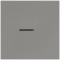 Villeroy&Boch Squaro Infinity Quaryl®-Duschwanne, Eckeinbau links gegen Wand, 80x80cm UDQ8080SQI1LV-1S