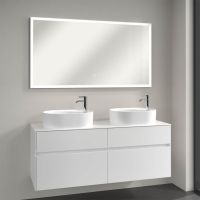 Vorschau: Villeroy&Boch Subway 3.0 LED-Spiegel, 140x75cm, mit Sensordimmer, weiß matt