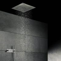 Vorschau: Steinberg Sensual Rain Regenpaneel 60x60cm, 3 Strahlarten, edelstahl poliert