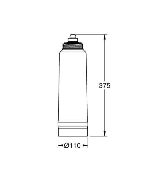 Grohe Blue Mineralisierungsfilter, reichert Trinkwasser mit Magnesium und Silikat an