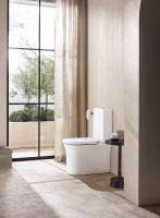 Vorschau: Duravit White Tulip Stand-WC für Kombination, Tiefspüler, spülrandlos, WonderGliss, weiß