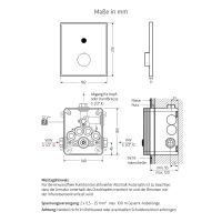 Vorschau: WimTec PROOF S6 Duscharmatur 12V Netzbetrieb, weiß