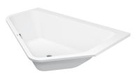 Duravit Paiova 5 Eck-Einbau-Badewanne 177x130cm Ecke rechts, weiß 700391000000000