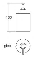 Vorschau: lineabeta SAON Seifenspender 250ml