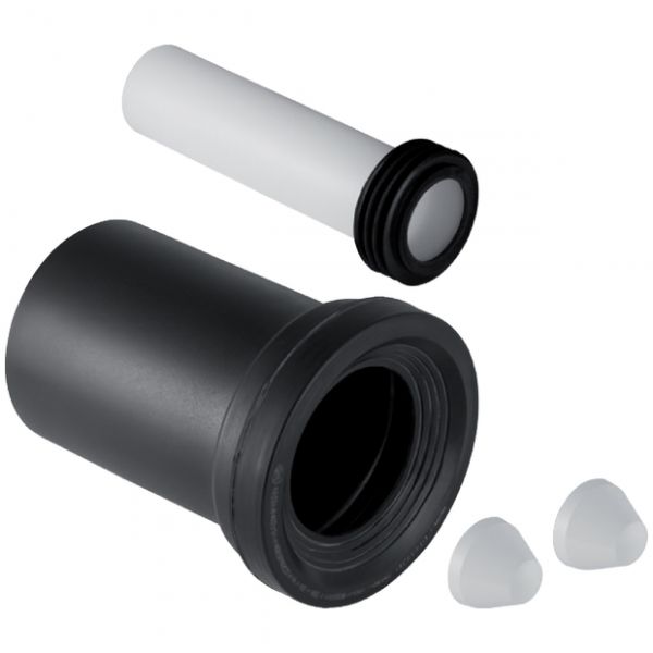 Geberit Anschlussset für Wand-WC Ø90mm, Länge 18,5cm
