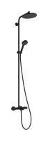 hansgrohe Activera S Duschsystem 240 Wannenthermostat schwarz matt 28871670