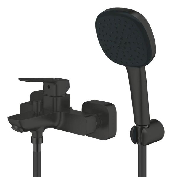 Grohe Cubeo Einhand-Wannenbatterie mit Brausegarnitur