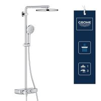 Vorschau: Grohe Vitalio Joy+ SmartControl System 280 Mono Duschsystem mit Thermostat, AquaBooster & Strahlarten