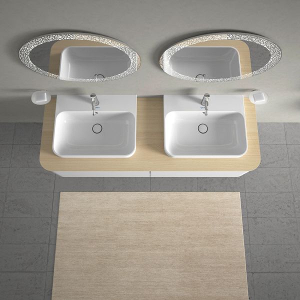 Duravit Happy D.2 Plus Aufsatzbecken 60x46 weiss 23606000001