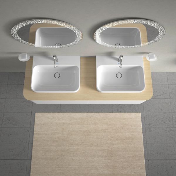 Duravit Happy D.2 Plus Aufsatzbecken 60x46 weiss 2360600000