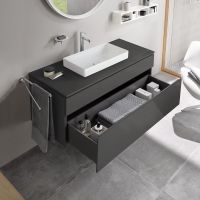 Vorschau: Duravit L-Cube Waschtischunterschrank 122x55cm mit 2 Schubladen für Aufsatzbecken