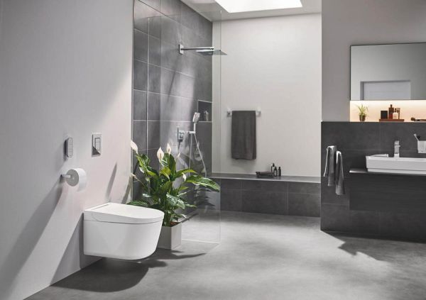 Grohe Sensia Pro Dusch-WC Komplettanlage mit Warmlufttrocknung, weiß