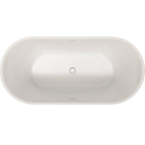 Duravit DuraSenja freistehende ovale Badewanne 150x75cm, weiß 700579000000000