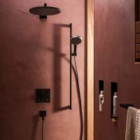 Vorschau: hansgrohe Raindance Alive Select S Duschkopf 125 3 Strahlarten 5,9 l/min, schwarz matt
